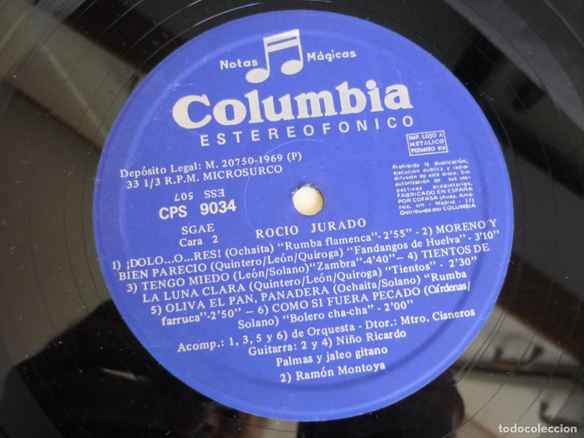 Discos de vinilo: 3 LPs vinilo de Roc&iacute;o Jurado - Foto 8