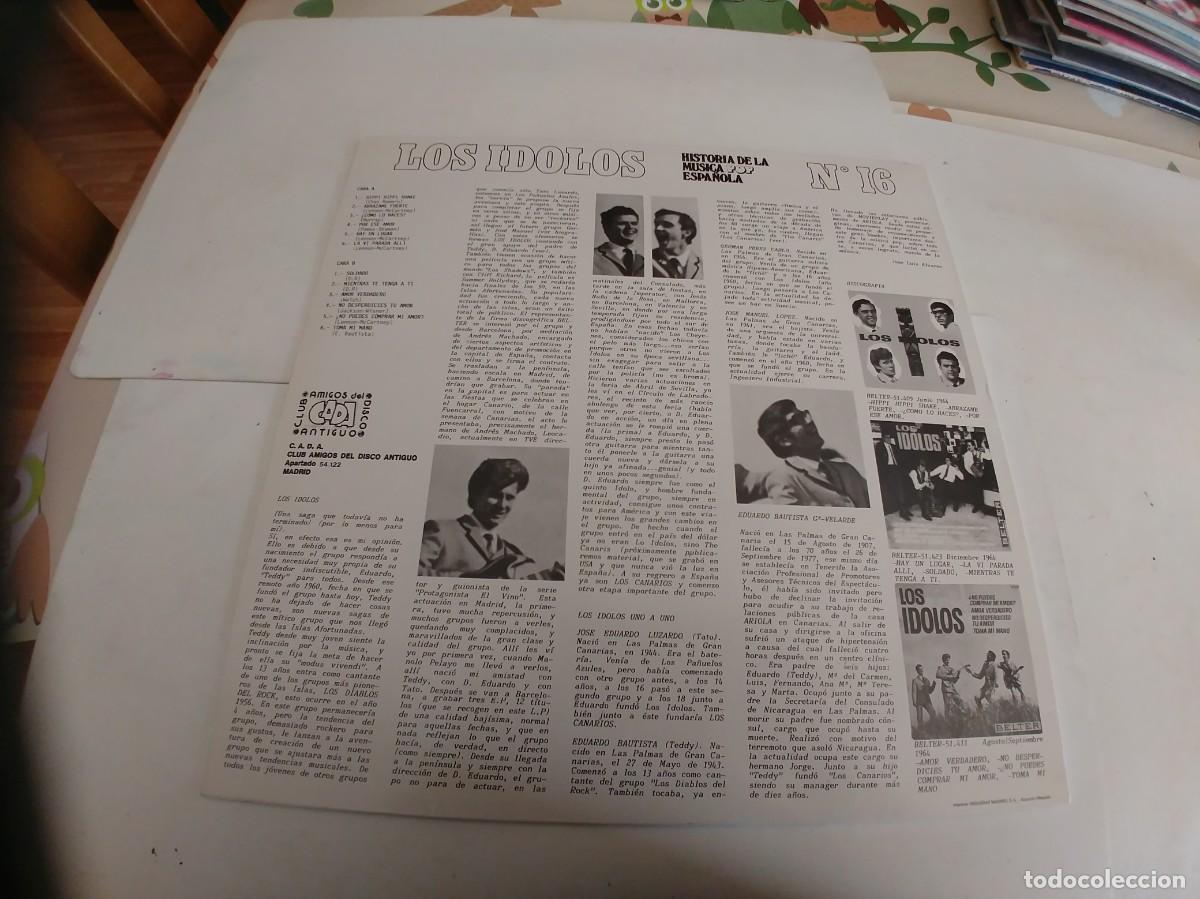 Discos de vinilo: LOS IDOLOS-LP NUEVO - Foto 2