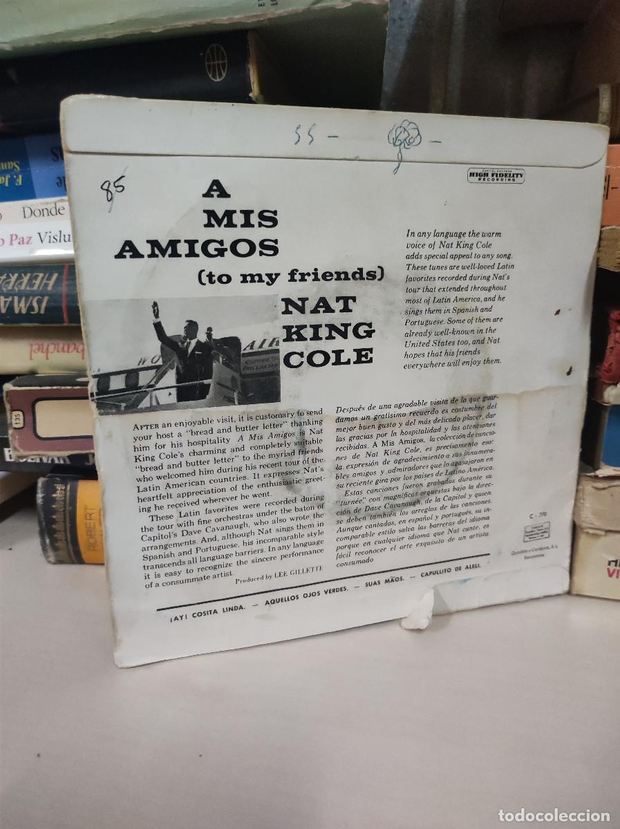 Discos de vinilo: NAT KING COLE A MIS AMIGOS - Foto 2