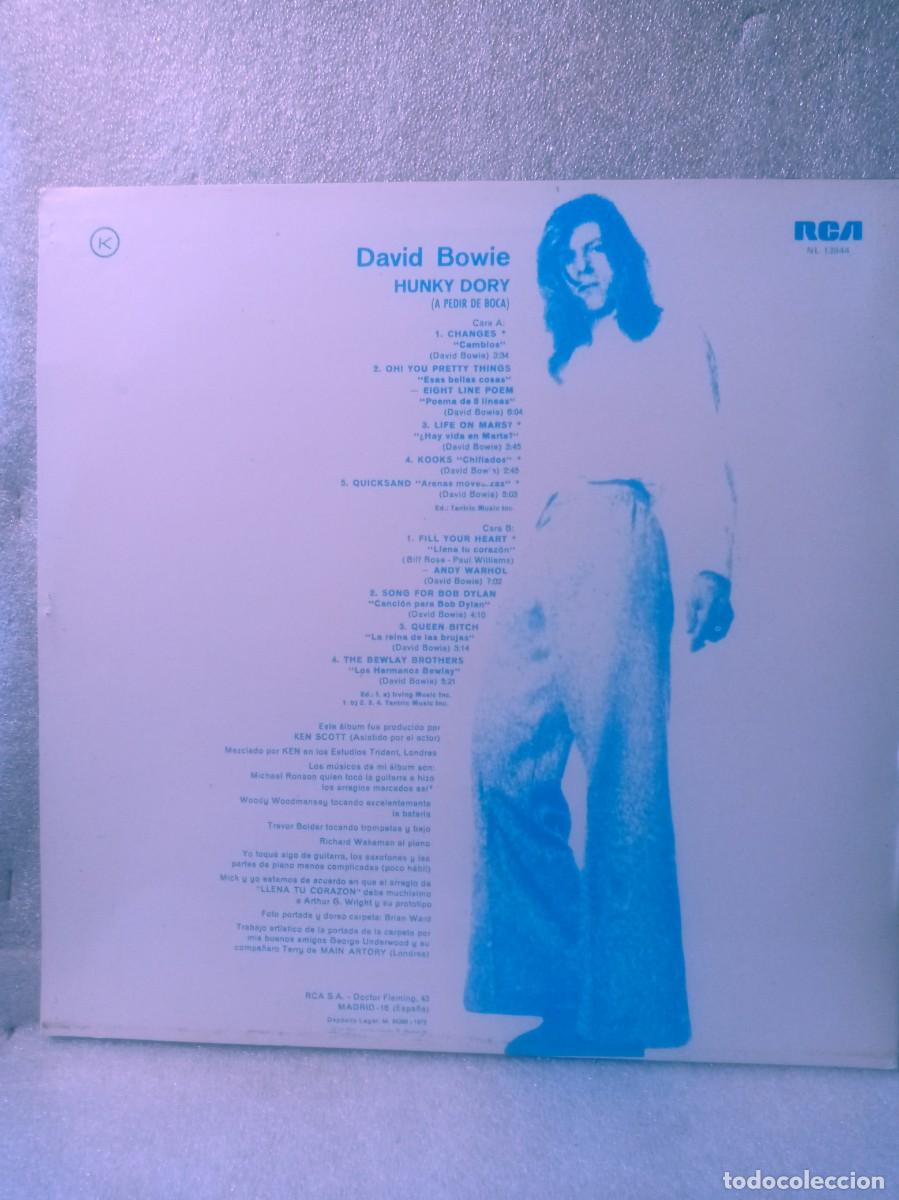 Discos de vinilo: D.BOWIE - HUNKY DORY. - Foto 3