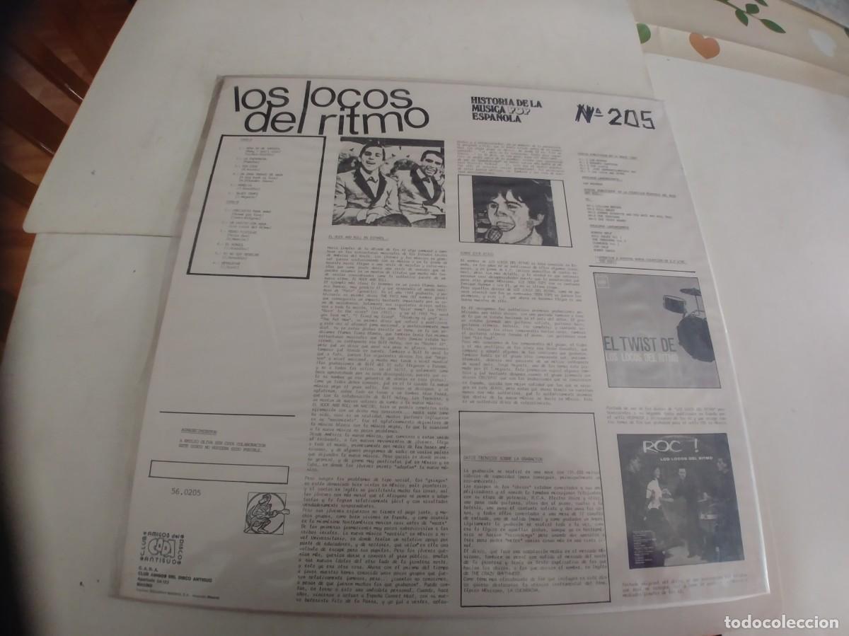 Discos de vinilo: LOS LOCOS DEL RITMO-LP NUEVO - Foto 2