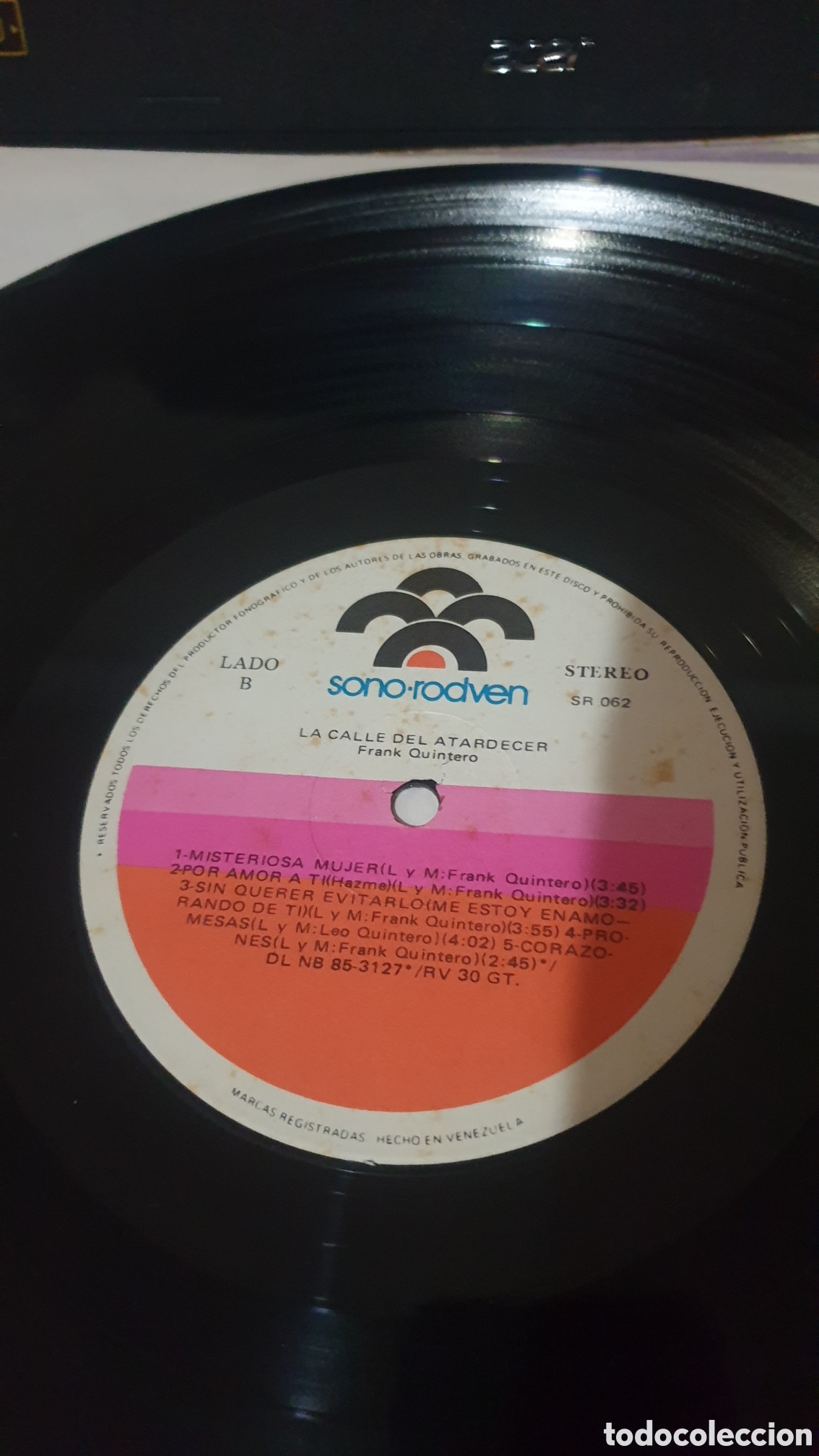 Discos de vinilo: Frank Quintero - la calle del atardecer - Foto 3