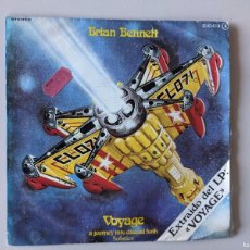 Discos de vinilo: S25 SINGLE VINILO 1978 - BRIAN BENNET - VOYAGE - SOLSTICE - MUY DIFICIL RRR