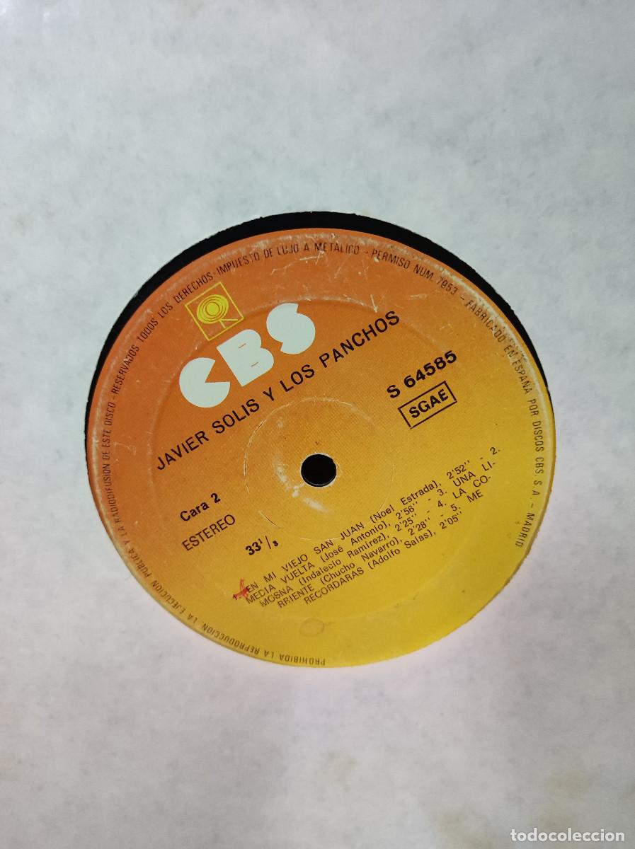 Discos de vinilo: JAVIER SOLIS Y LOS PANCHOS - Foto 2