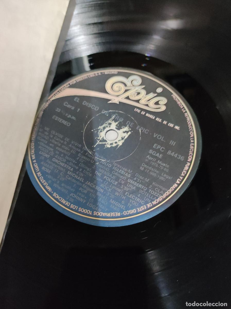 Discos de vinilo: EL DISCO DE ORO DE EPIC VOL III - Foto 3