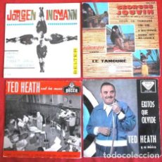 Discos de vinilo: ORQUESTAS (4 SINGLES 1959-65) GEORGES JOUVIN - JORGEN INGMANN - TED HEATH - CON DOMINIQUE
