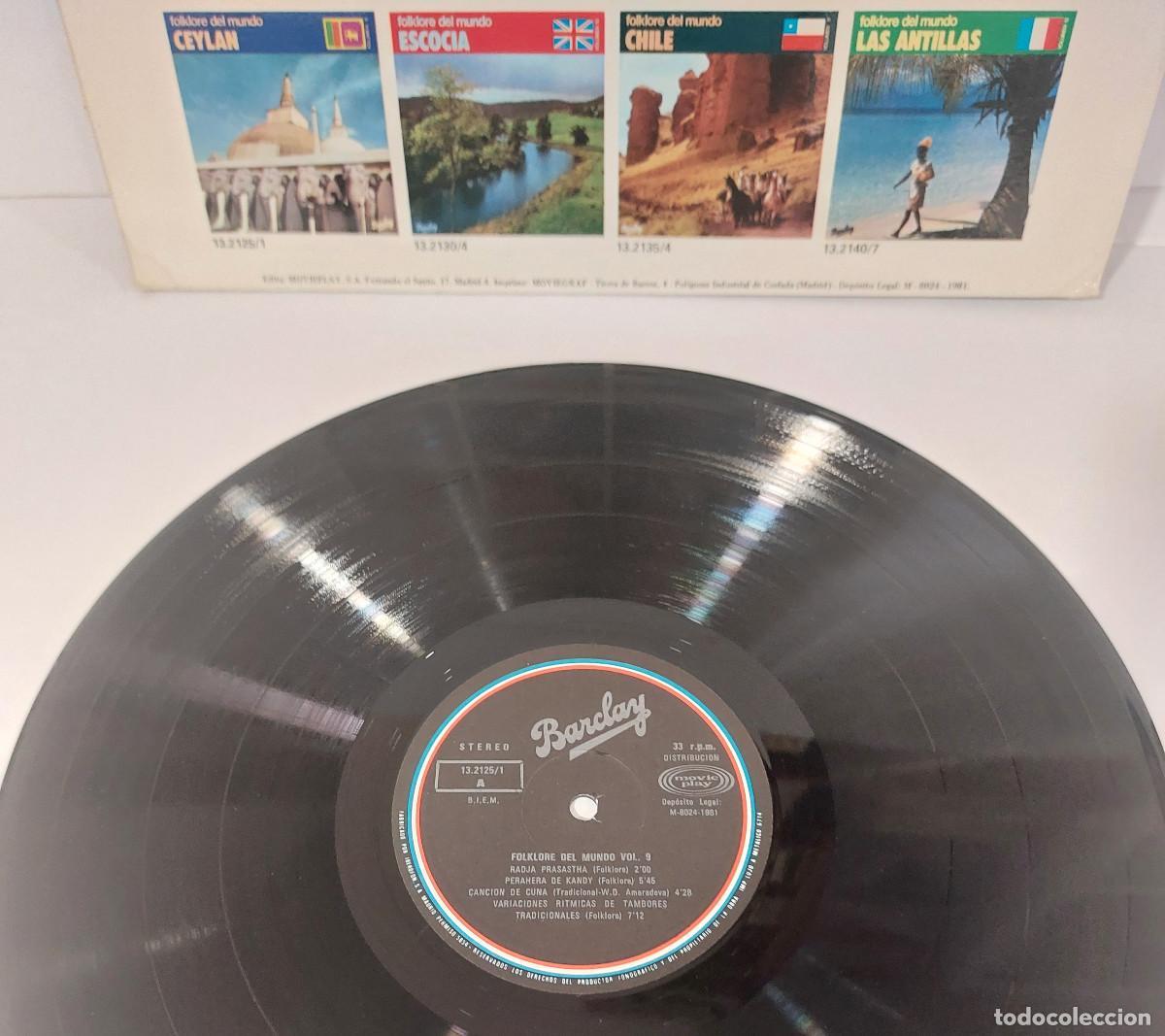 Discos de vinilo: CEYLAN. kpfolklore del mundo - Foto 3