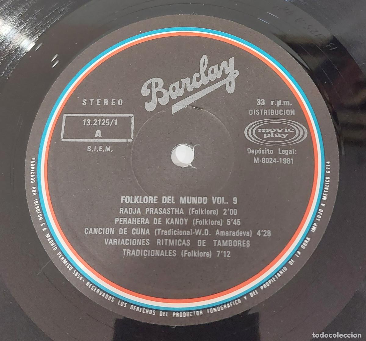 Discos de vinilo: CEYLAN. kpfolklore del mundo - Foto 4
