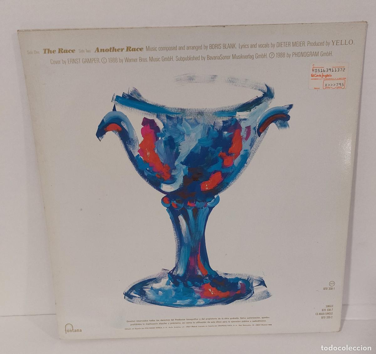 Discos de vinilo: YELLO. the race - Foto 2