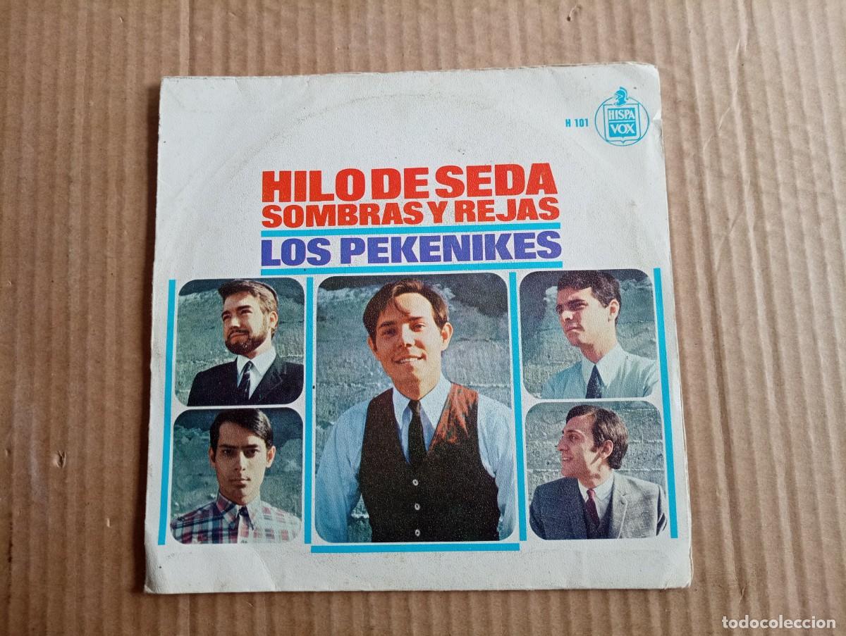 Discos de vinilo: LOS PEKENIKES - HILO DE SEDA SINGLE 1966 - Foto 1