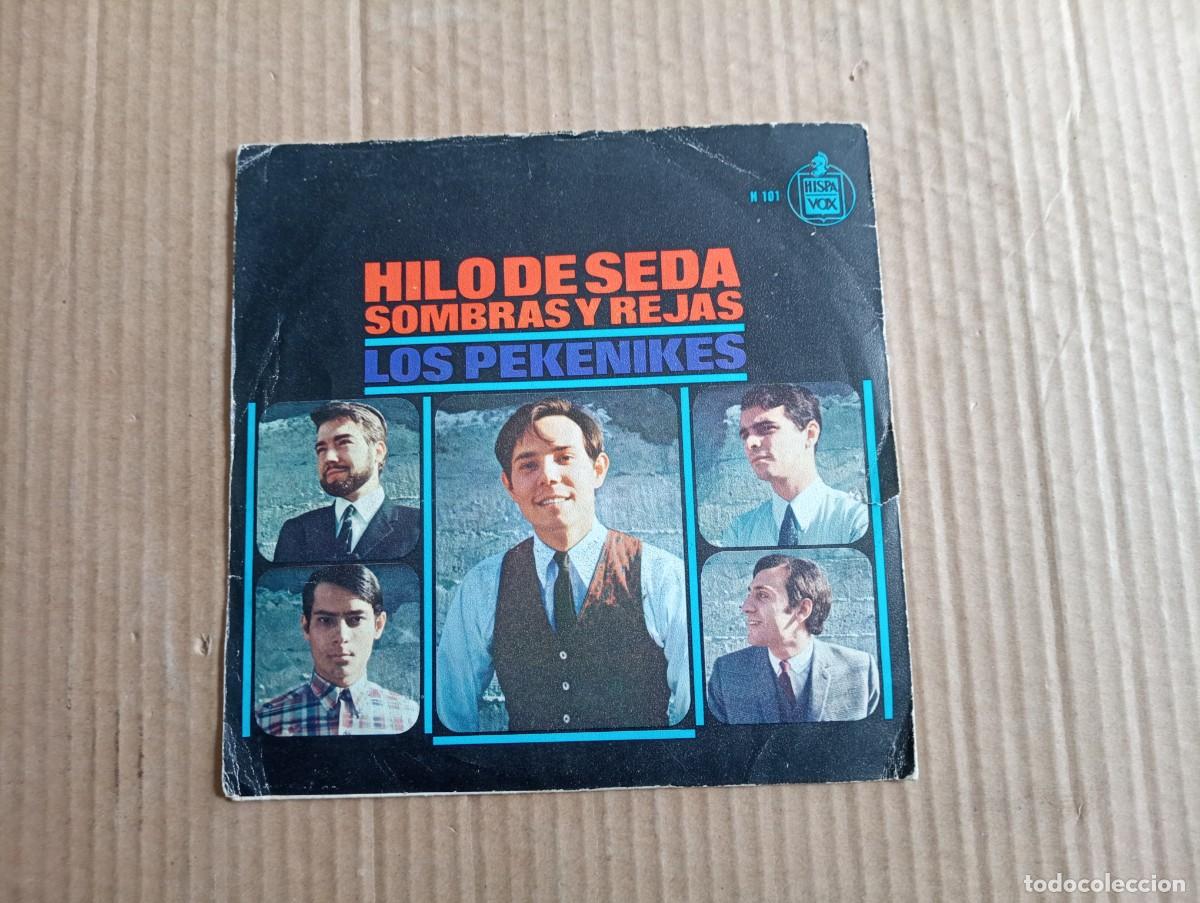 Discos de vinilo: LOS PEKENIKES - HILO DE SEDA SINGLE 1966 - Foto 3