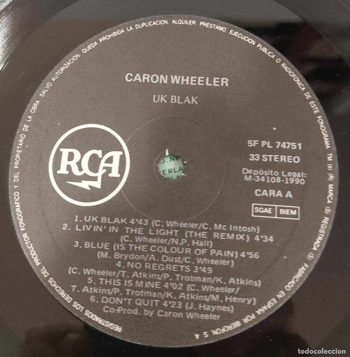 Discos de vinilo: CARON WHEELER. uk black - Foto 3