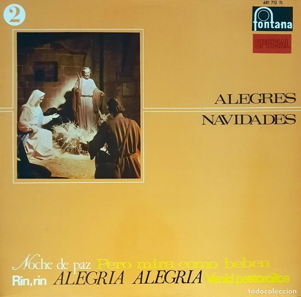Discos de vinilo: VARIOS &middot;&middot;&middot; ALEGRES NAVIDADES &middot;&middot;&middot; Villancicos (LP) - Foto 1