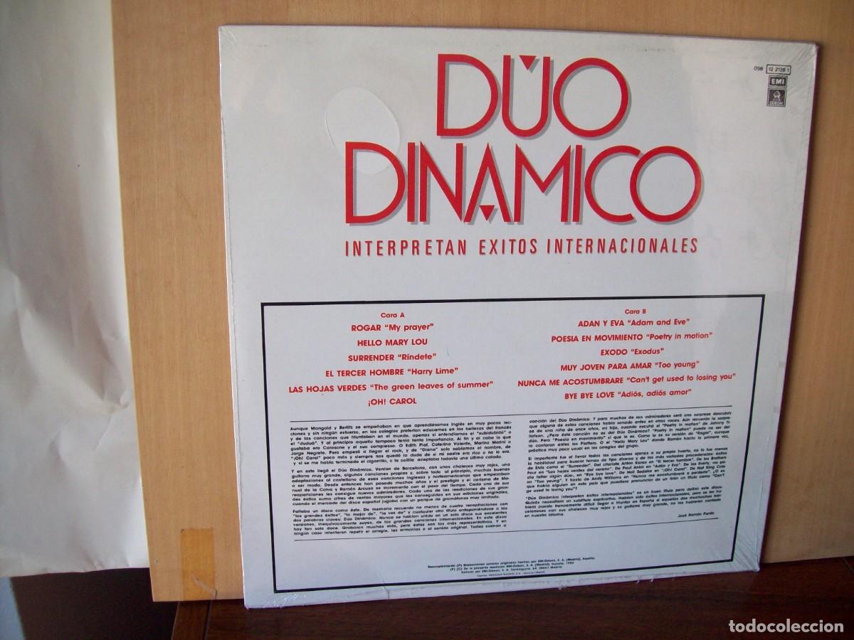 Discos de vinilo: DUO DINAMICO - EXITOS INTERNACIONALES - LP 1986 - Foto 2