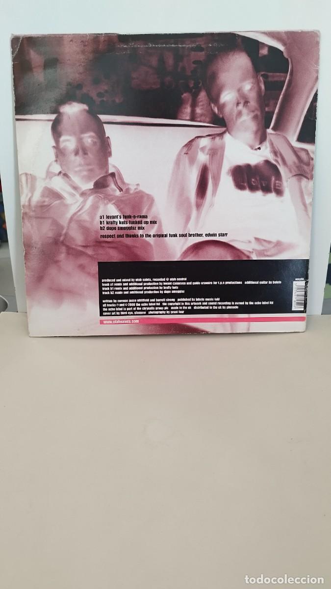 Discos de vinilo: Utah Saints &ndash; Funky Music.Maxi Single - Foto 2