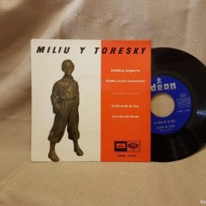 Discos de vinilo: MILIU Y TORESKY - EMILIO Y SU GORRA
