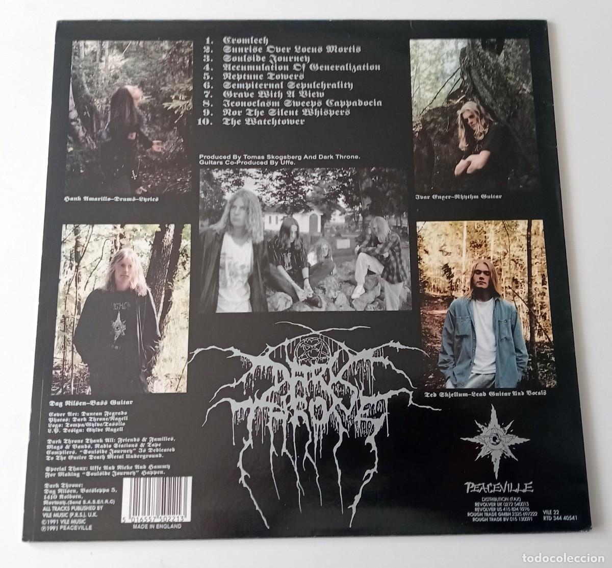 Discos de vinilo: LP DARKTHRONE - SOULSIDE JOURNEY - Foto 2
