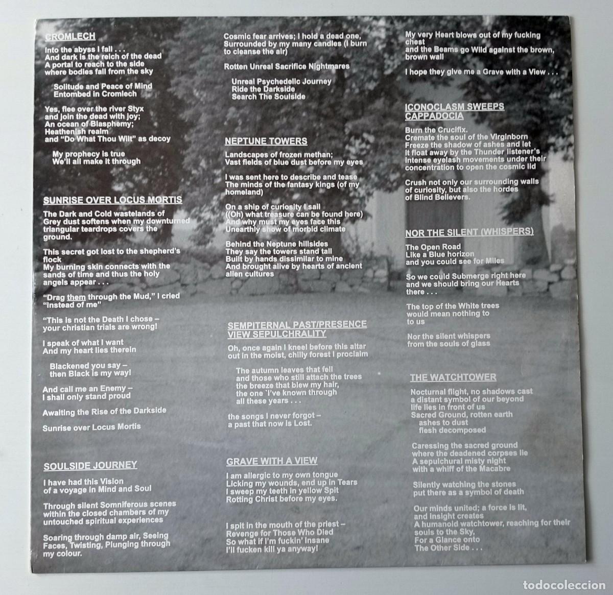 Discos de vinilo: LP DARKTHRONE - SOULSIDE JOURNEY - Foto 5