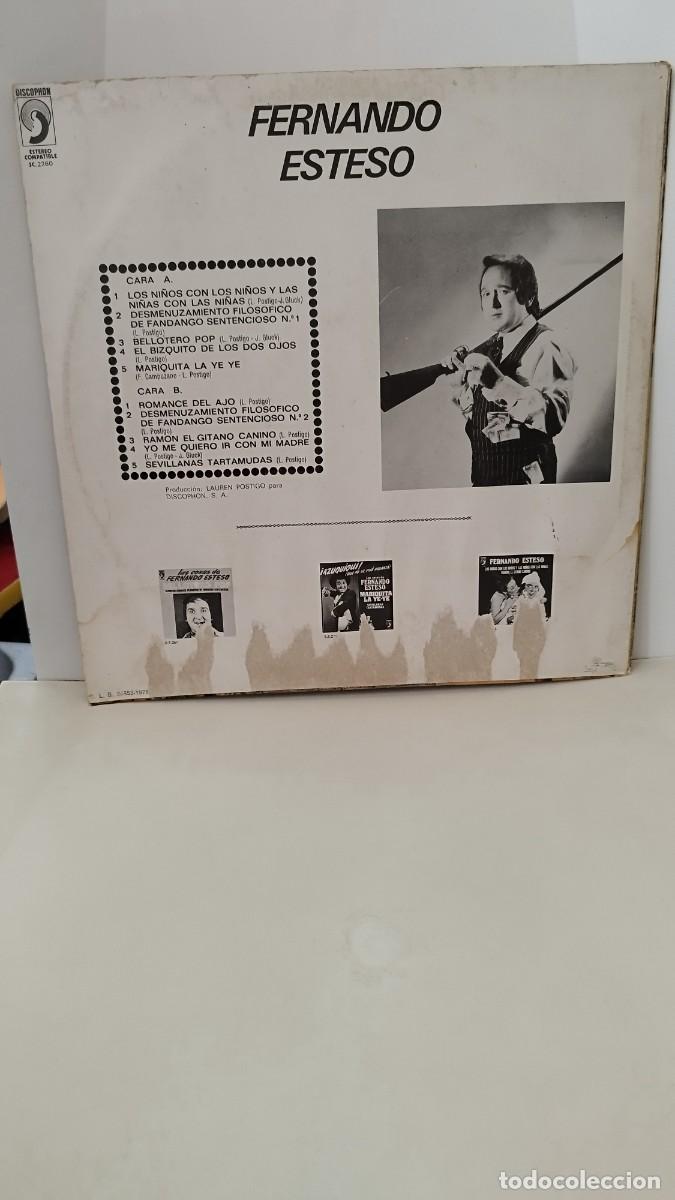 Discos de vinilo: Fernando Esteso &lrm;&ndash; Romance Del Ajo.Vinilo Lp - Foto 4