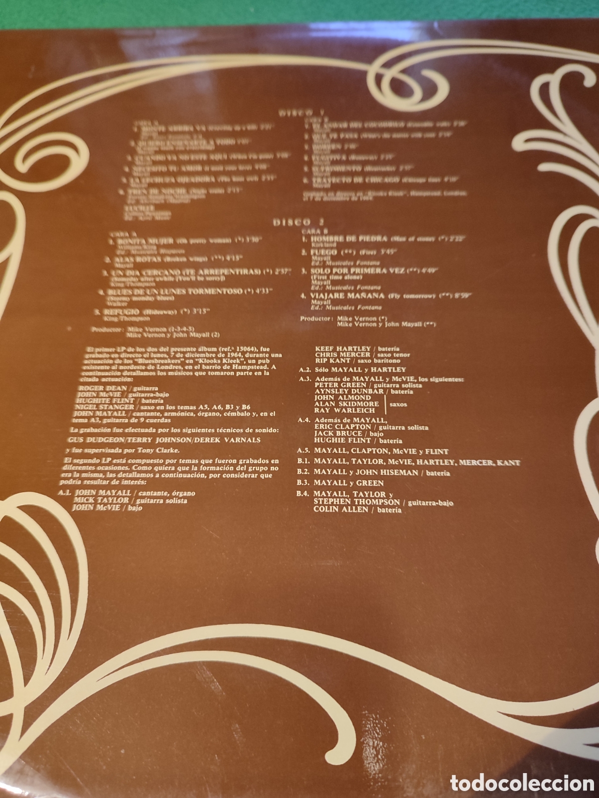 Discos de vinilo: John Mayall - Down the line 2 Lps - Foto 2