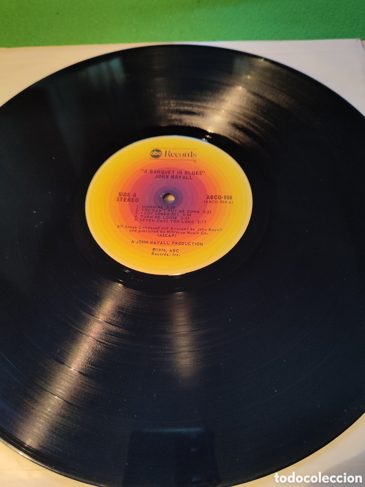 Discos de vinilo: John Mayall - A banquet in Blues - Foto 3