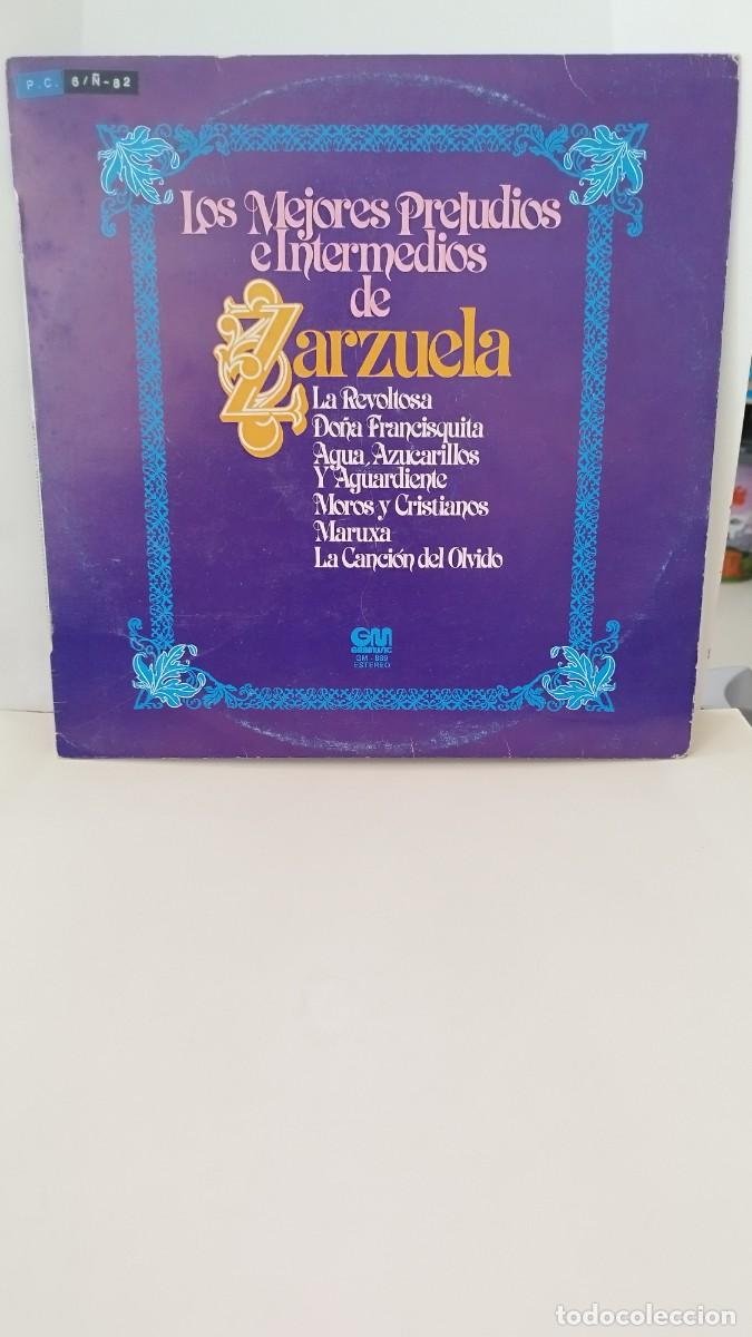 Disques de vinyle: Los Mejores Preludios eIntermedios de Zarzuela La Revoltosa Do&ntilde;a Francisquita.Vinilo.Lp