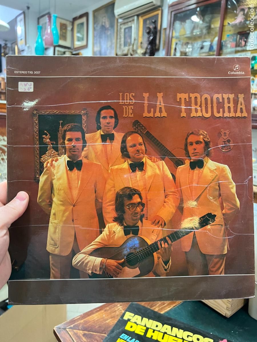 Discos de vinilo: LP LOS DE LA TROCHA - Foto 1