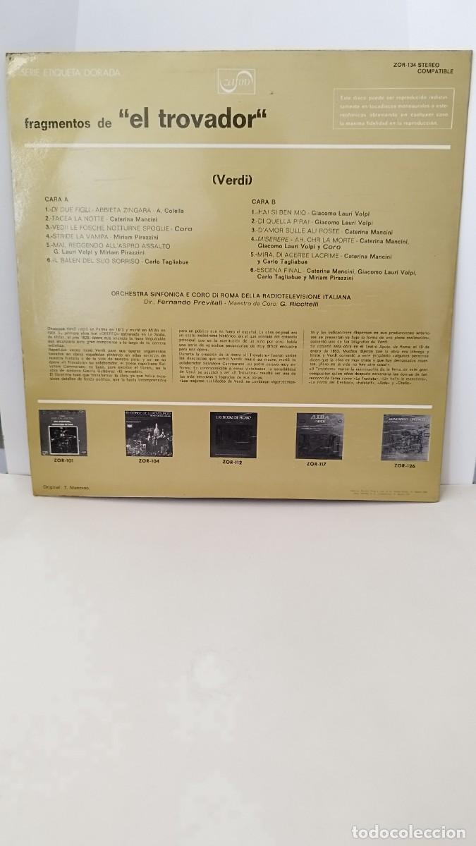 Discos de vinilo: Il Trovadore,Verdi .Vinilo Lp - Foto 3