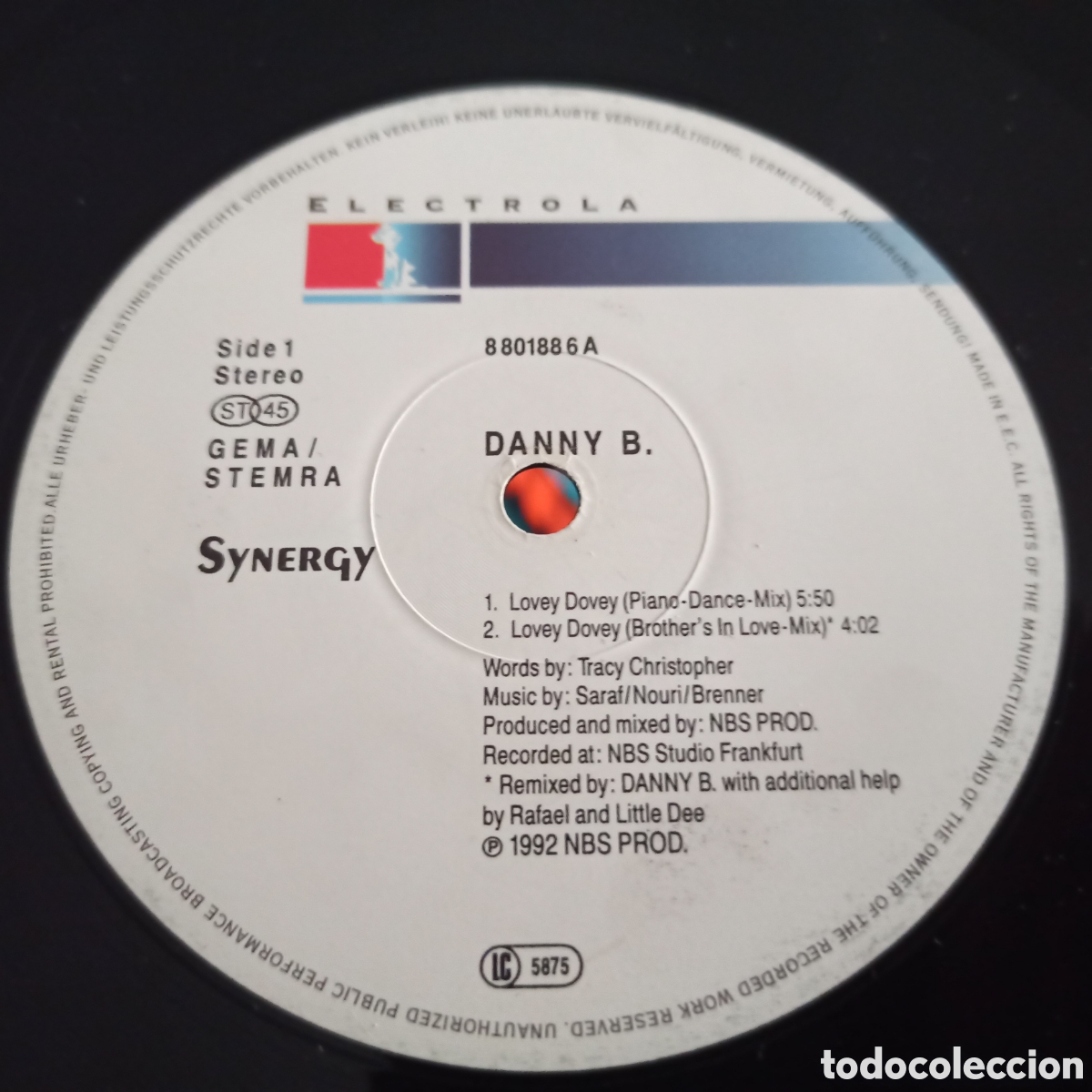 Discos de vinilo: Danny B. - Lovey Dovey (12&rdquo;) - Foto 1