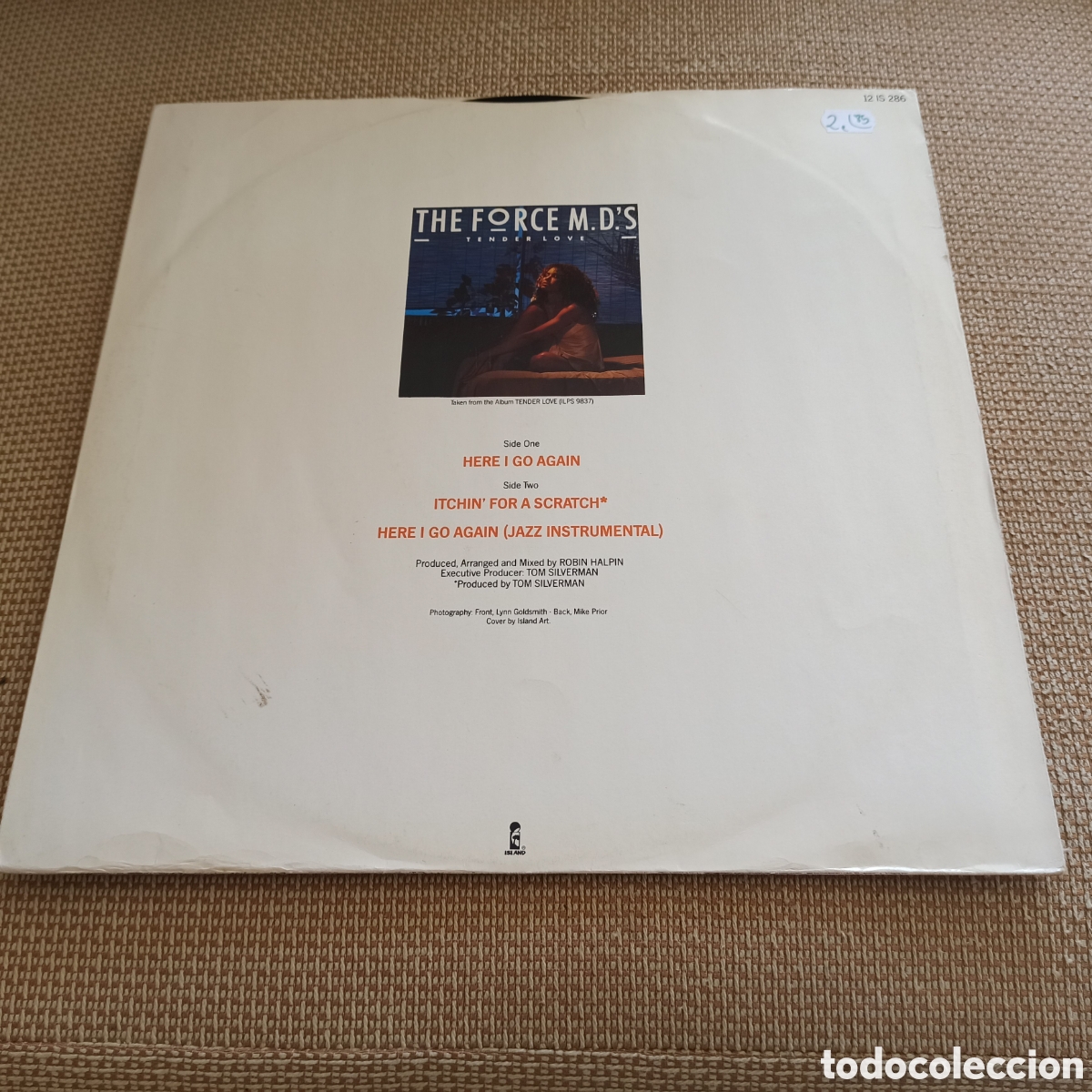 Discos de vinilo: Force MDs - Here I Go Again (12&rdquo;) - Foto 2
