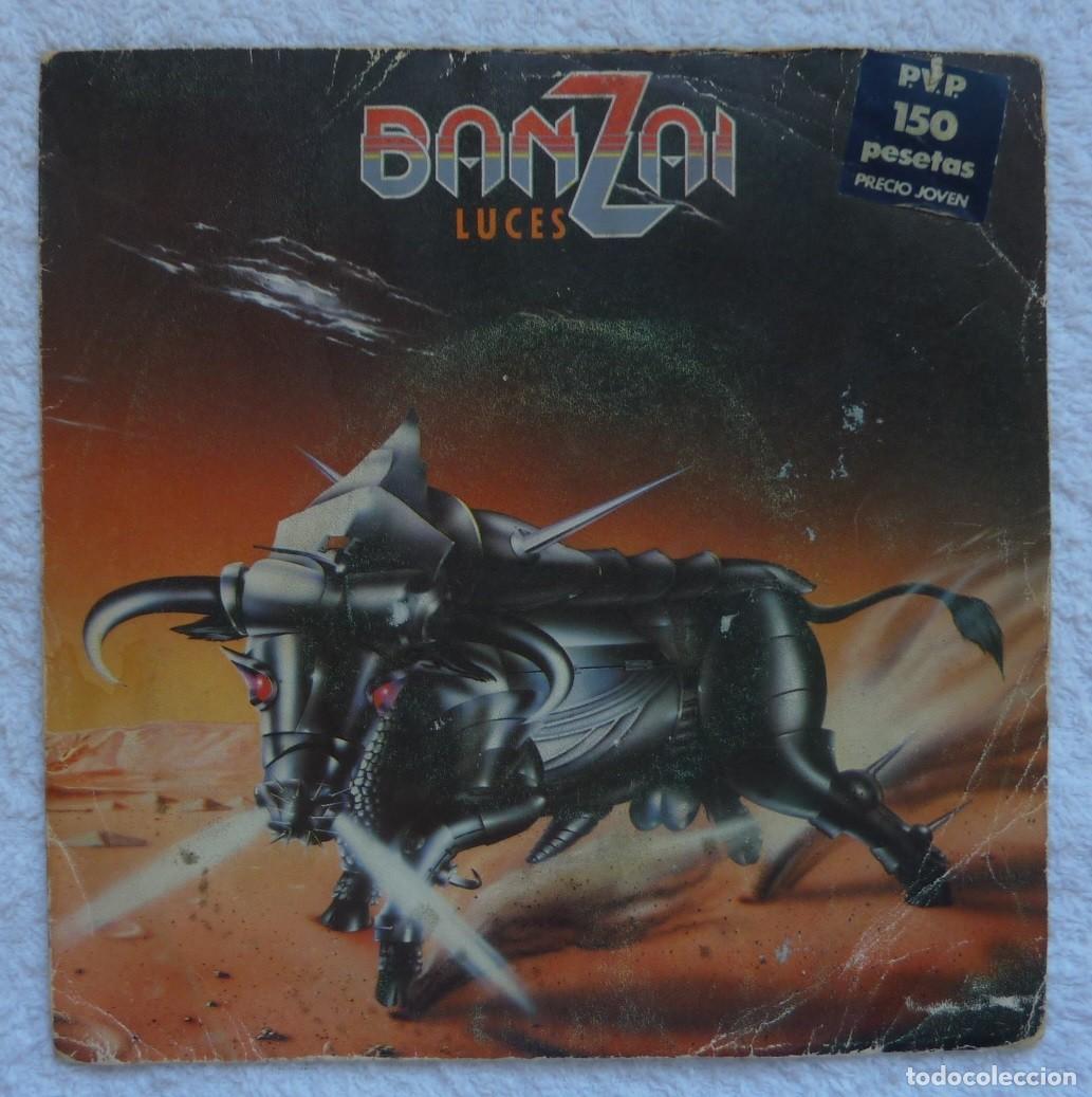 Discos de vinilo: BANZAI // LUCES // 1984 // SINGLE - Foto 1