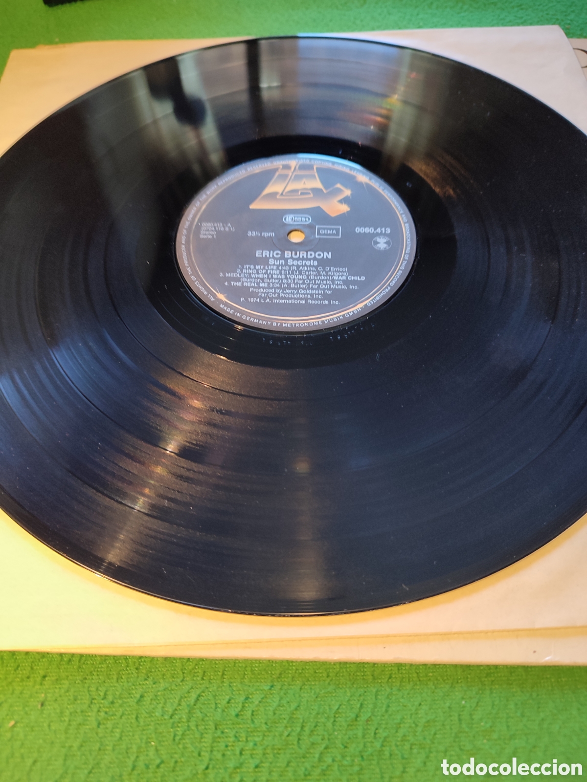 Discos de vinilo: Eric Burdon Band - Sun Secrets - Foto 3