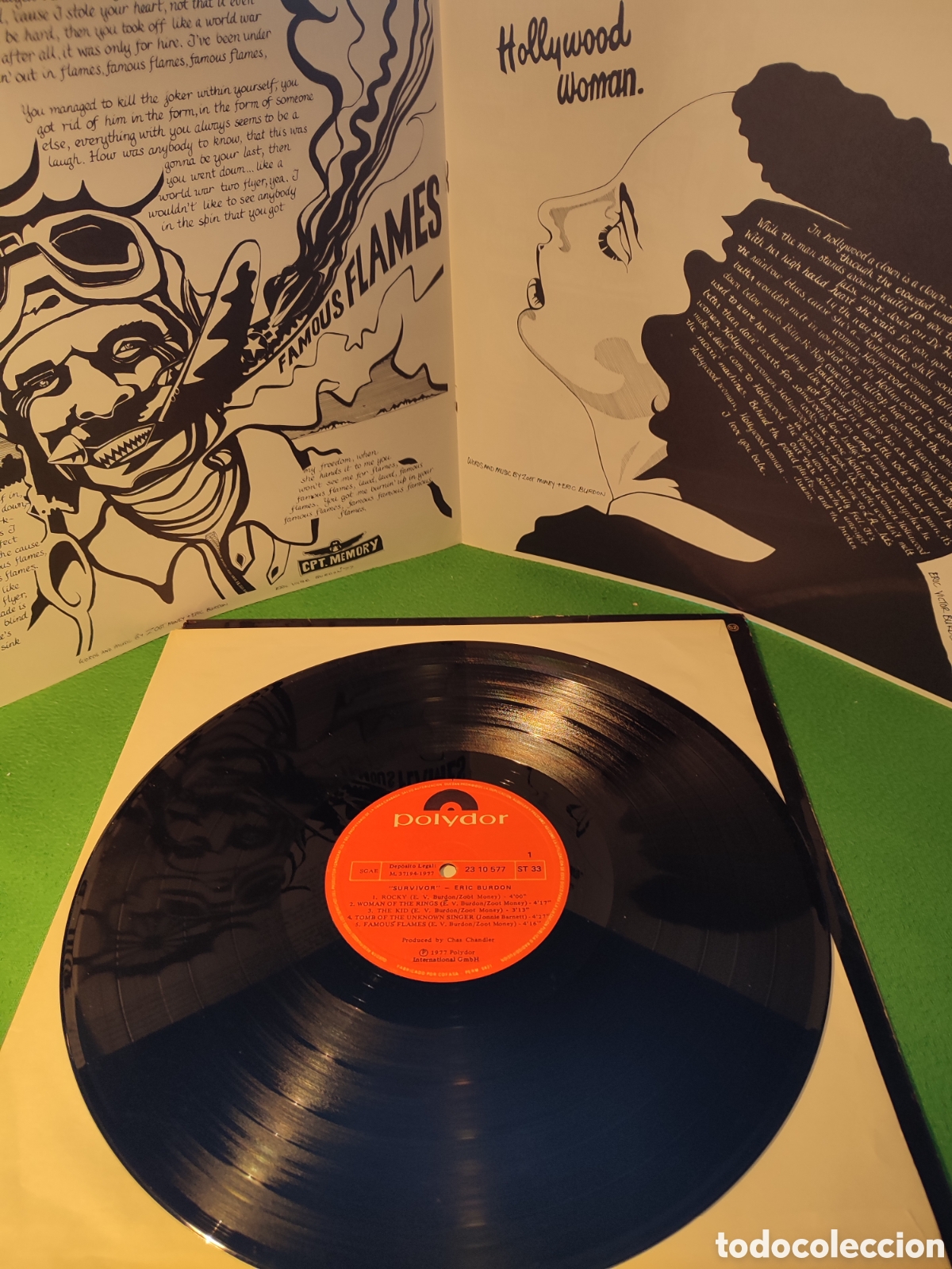 Discos de vinilo: Eric Burdon - Survivor Vinilo Lp - Foto 3