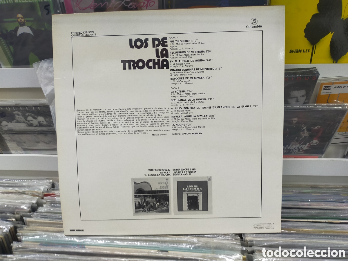 Discos de vinilo: Los de la trocha LP 1975 - Foto 2