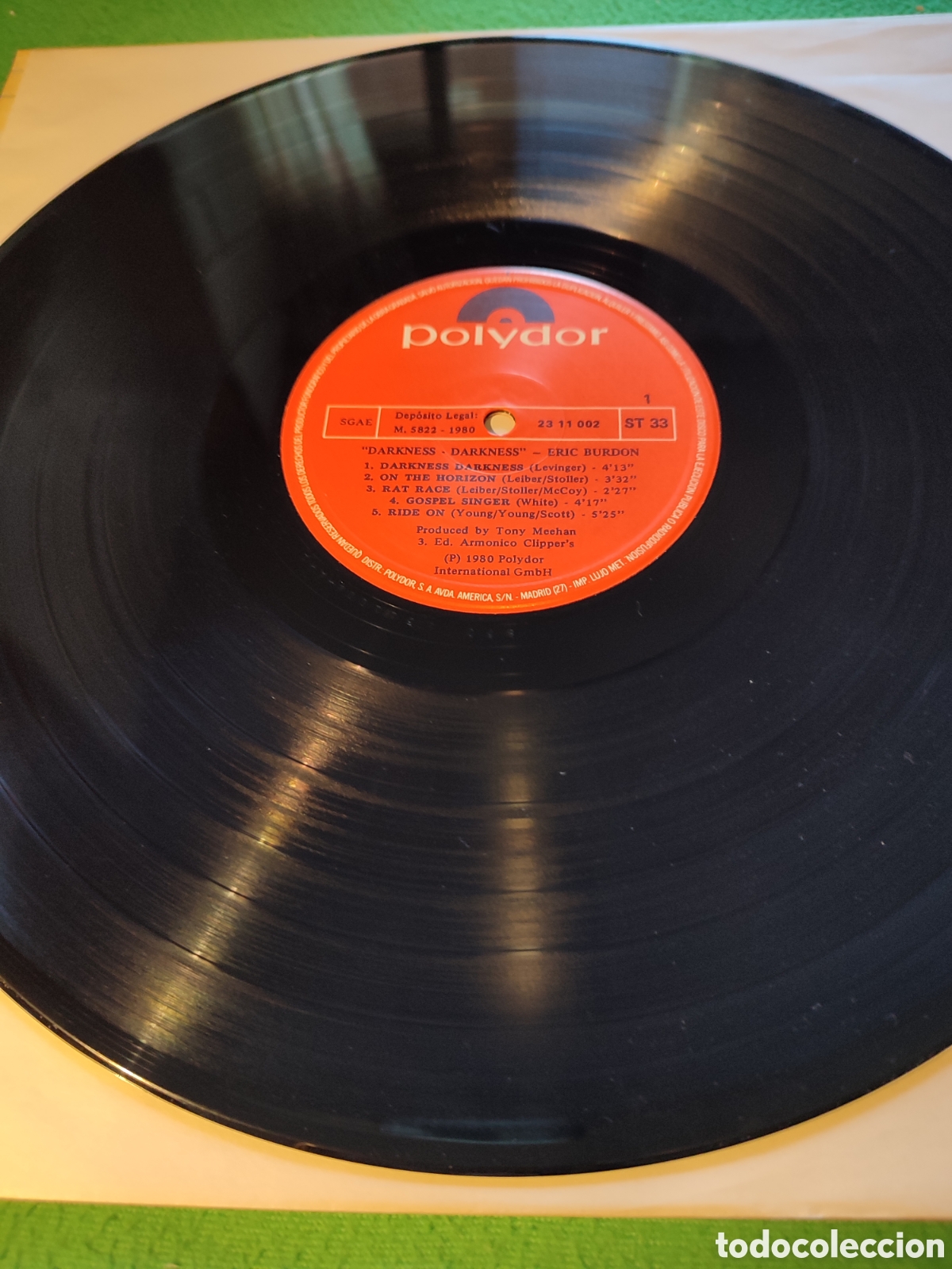 Discos de vinilo: Eric Burdon - Darkness - Darkness - Foto 3
