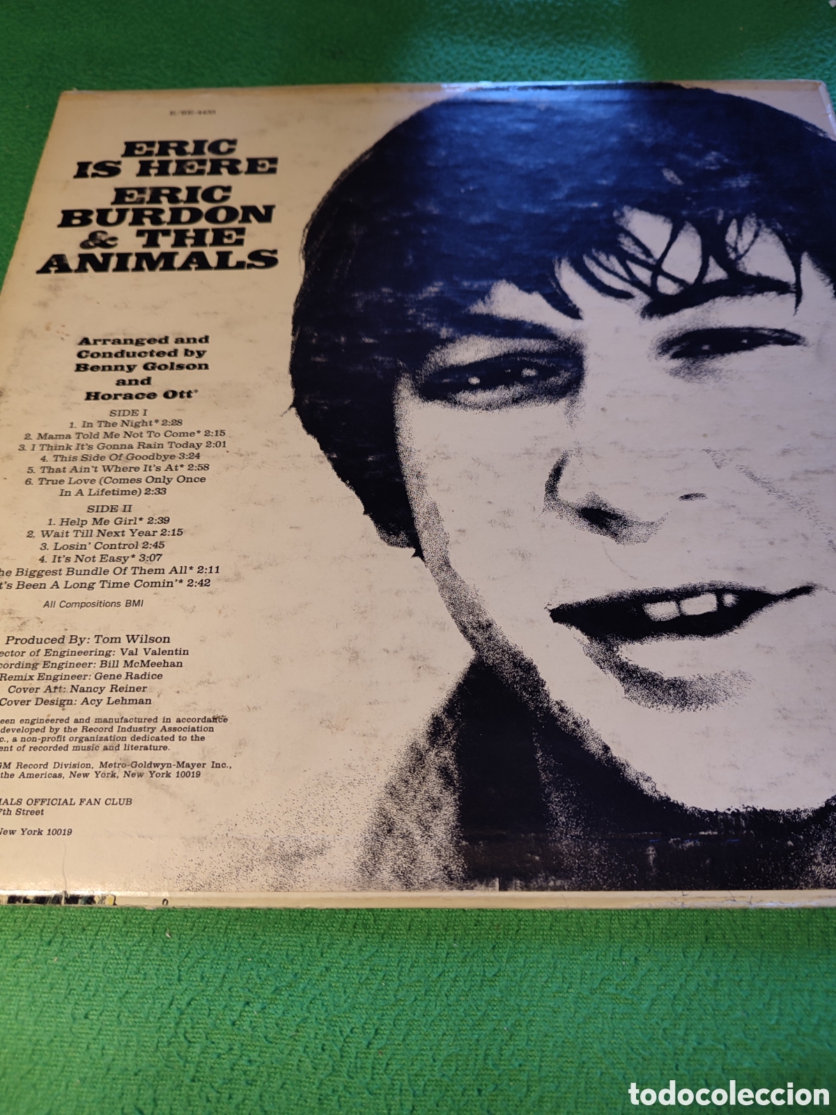 Discos de vinilo: Eric Burdon and The Animals - Eric is here - Foto 2