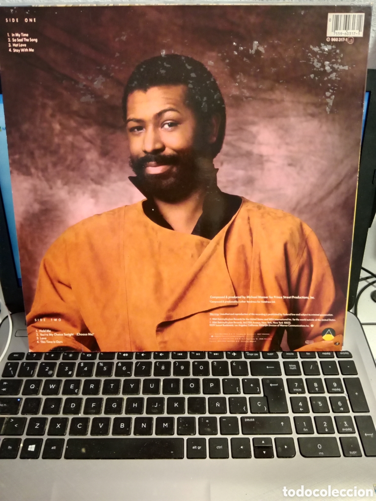 Discos de vinilo: Teddy Pendergrass - Love language (Espa&ntilde;a 1984) - Foto 2