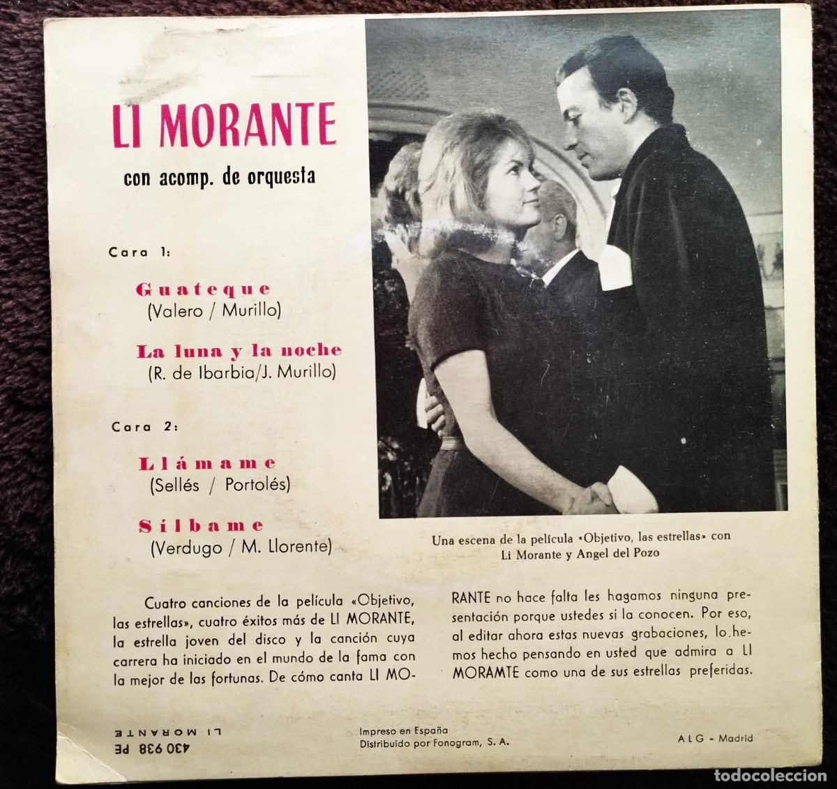 Discos de vinilo: LI MORANTE EP GUATEQUE+3 1963 - Foto 2