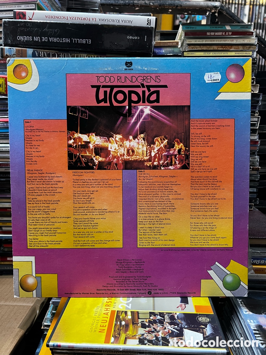 Discos de vinilo: Todd rundgren&rsquo;s Utopia - Foto 2
