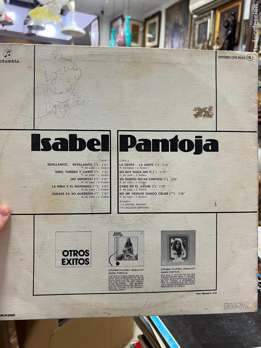Discos de vinilo: LP ISABEL PANTOJA - Foto 2
