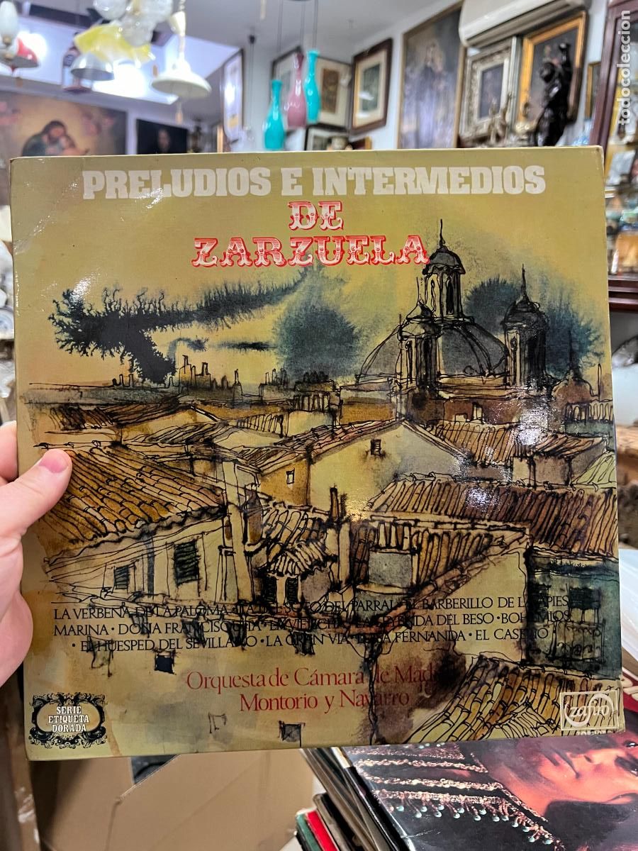 Discos de vinilo: LP PRELUDIOS E INTERMEDIOS DE ZARZUELA - Foto 1