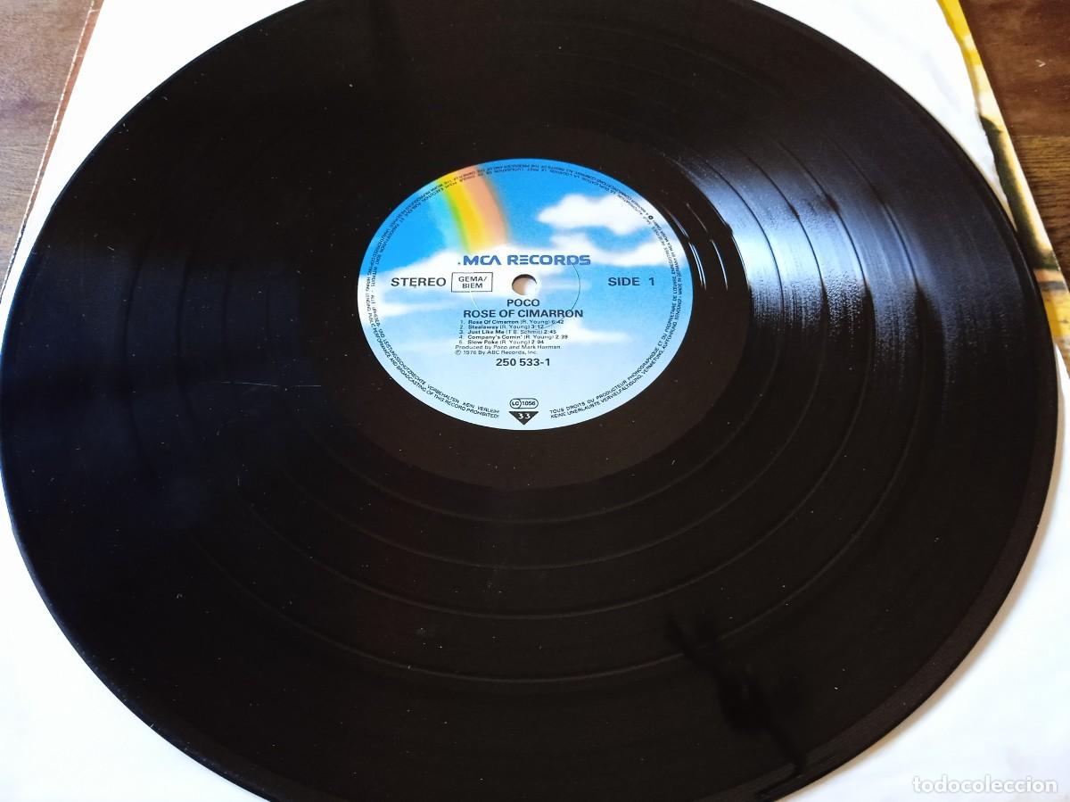 Discos de vinilo: Poco - Rose of Cimarron - Lp original MCA 1976 - Foto 3