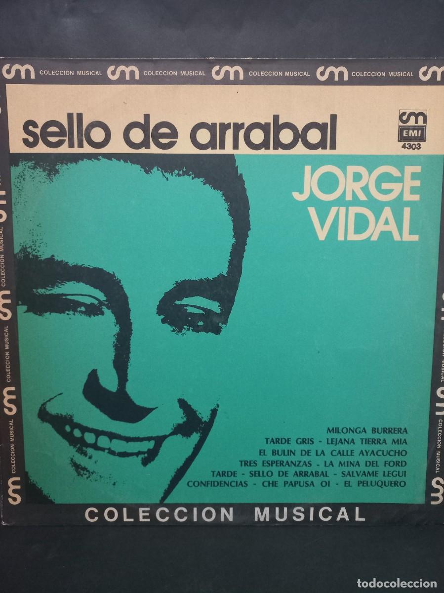Discos de vinilo: JORGE VIDAL - SELLO DE ARRABAL / 4303 - 1962 - Foto 1