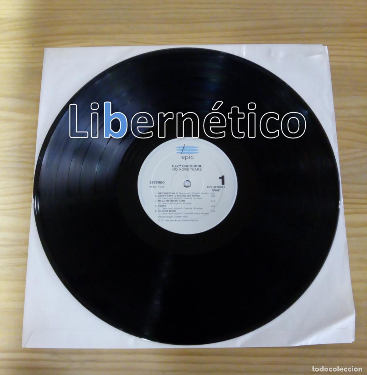 Discos de vinilo: Ozzy Osbourne &ndash; No More Tears - Foto 3