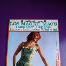 Discos de vinilo: LOS MAC KE MAC'S ‎– TANTO AMOR / LABIOS AFORTUNADOS +2 - EP DISCOPHON 1964 - ARGENTINA ROCK 60'S
