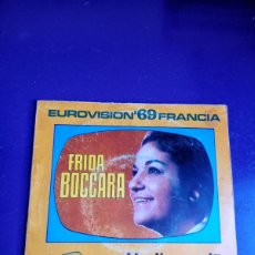 Discos de vinilo: FRIDA BOCCARA ‎– UN DÍA, UN NIÑO / BELLA DE DÍA - (EN ESPAÑOL) - SG BELTER 1969 - EUROVISION