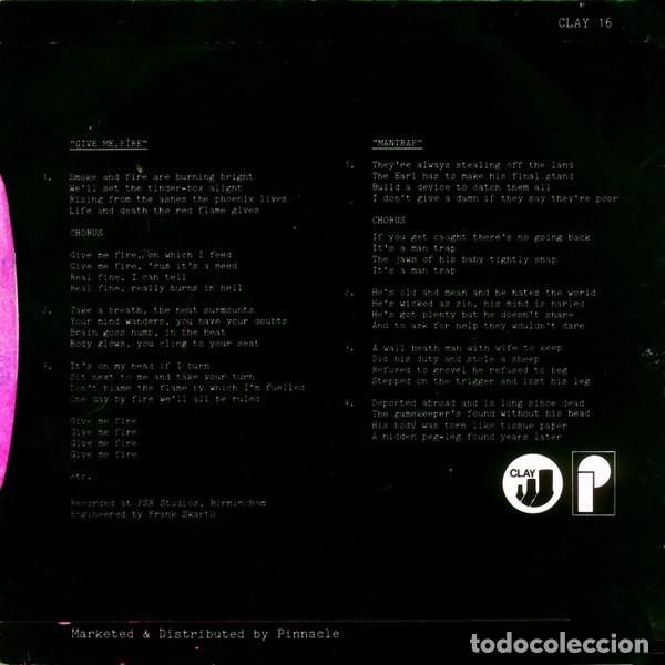 Discos de vinilo: Charged G.B.H &ndash; Give Me Fire / Man-Trap - Foto 2