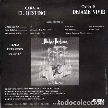 Discos de vinilo: Medina Azahara &ndash; El Destino - Foto 2