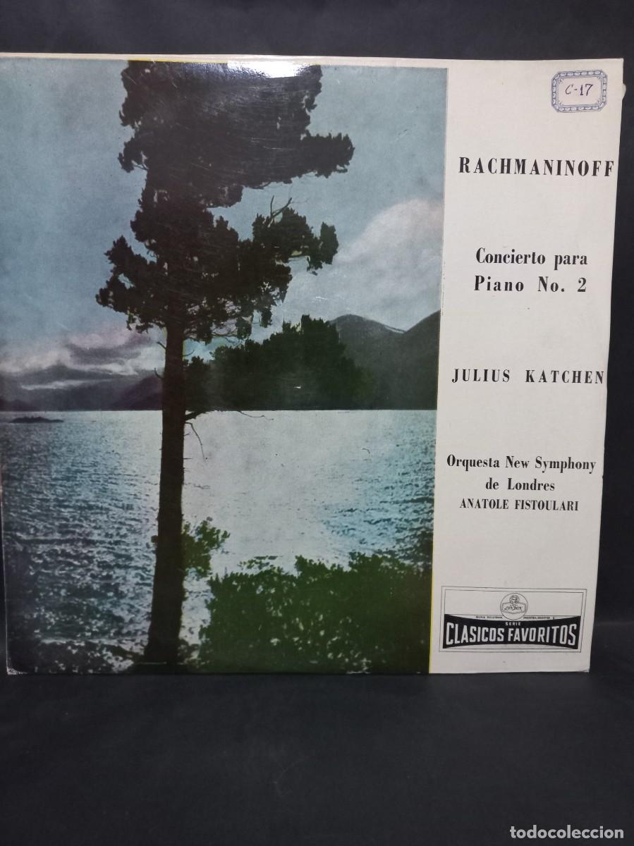 Discos de vinilo: JULIUS KATCHEN - RACHMANINOFF / CFL-55227 - CON INSERT - Foto 1