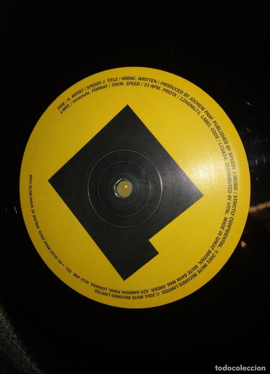 Discos de vinilo: TECHNO MAXI E.P. 12&rdquo; - SPEEDY J - KREKC (2002 UK) - Foto 3